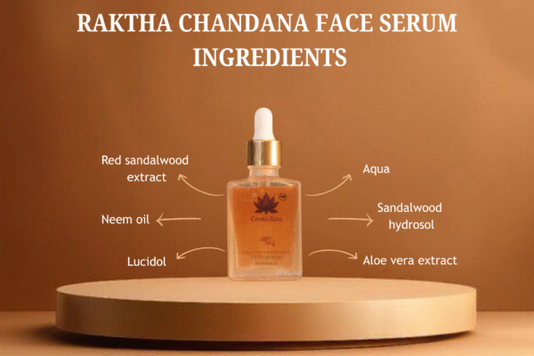 Raktha Chandana Face Serum (Red Sandalwood) - Image 2