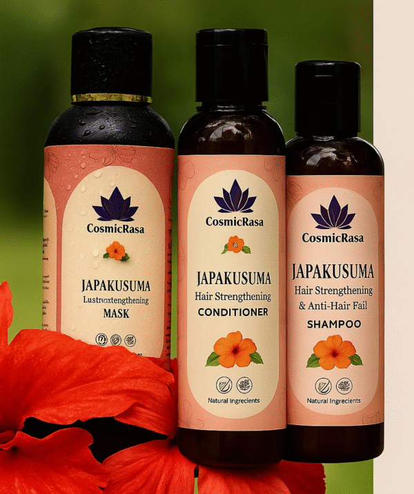 Japakusuma Hair Strengthening & Anti-Hairfall Combo ( Mask, Shampoo, Conditioner)